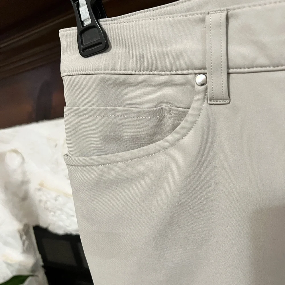 Lululemon Mens Size 31 ABC Classic Fit 5 Pocket Casual Pants Trousers 31 X 30 - Picture 9 of 12